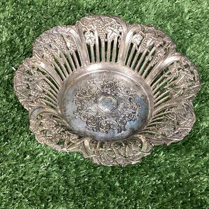 Vintage Silverplated Trinket Bowl Delli Inc.